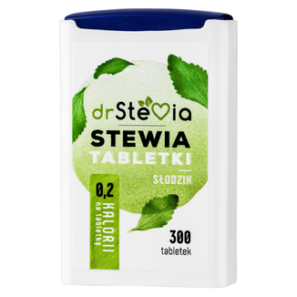 Dr Stevia Stewia, słodzik, 300 tabletek - zdjęcie produktu