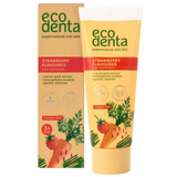 Ecodenta Wild, pasta do zębów dla dzieci, od 3 lat, smak truskawkowy, bez fluoru, 75 ml USZKODZONE OPAKOWANIE - miniaturka zdjęcia produktu
