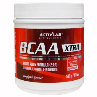 Activlab BCAA X-tra, smak grapefruitowy, 500 g Activlab BCAA X-tra, smak grapefruitowy, 500 g - zdjęcie produktu