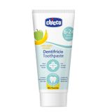 Chicco, pasta do zębów dla dzieci, po 6 miesiącu, smak jabłkowo-bananowy, bez fluoru, 50 ml - miniaturka zdjęcia produktu
