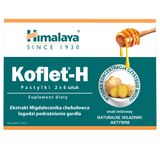 Himalaya Koflet-H, smak imbirowy, 12 pastylek do ssania - miniaturka zdjęcia produktu