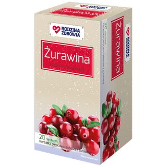 Rodzina Zdrowia Żurawina, herbatka fix, 2,5 g x 20 saszetek - zdjęcie produktu