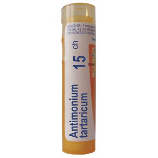 Boiron Antimonium tartaricum 15 CH, granulki, 4 g - zdjęcie produktu