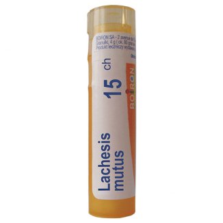 Boiron Lachesis mutus 15 CH, granulki, 4 g - zdjęcie produktu