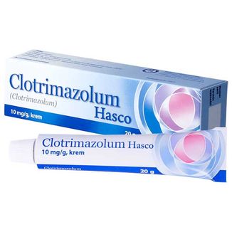 Clotrimazolum Hasco 10 mg/ g, krem, 20 g USZKODZONE OPAKOWANIE Clotrimazolum Hasco 10 mg/ g, krem, 20 g USZKODZONE OPAKOWANIE - zdjęcie produktu
