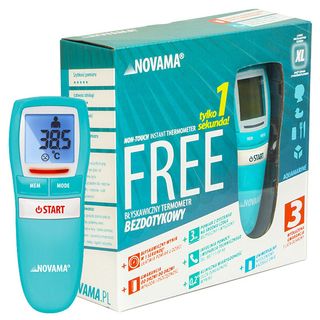 Novama Free NT17, termometr bezdotykowy, Aquamarine - miniaturka 2 zdjęcia produktu