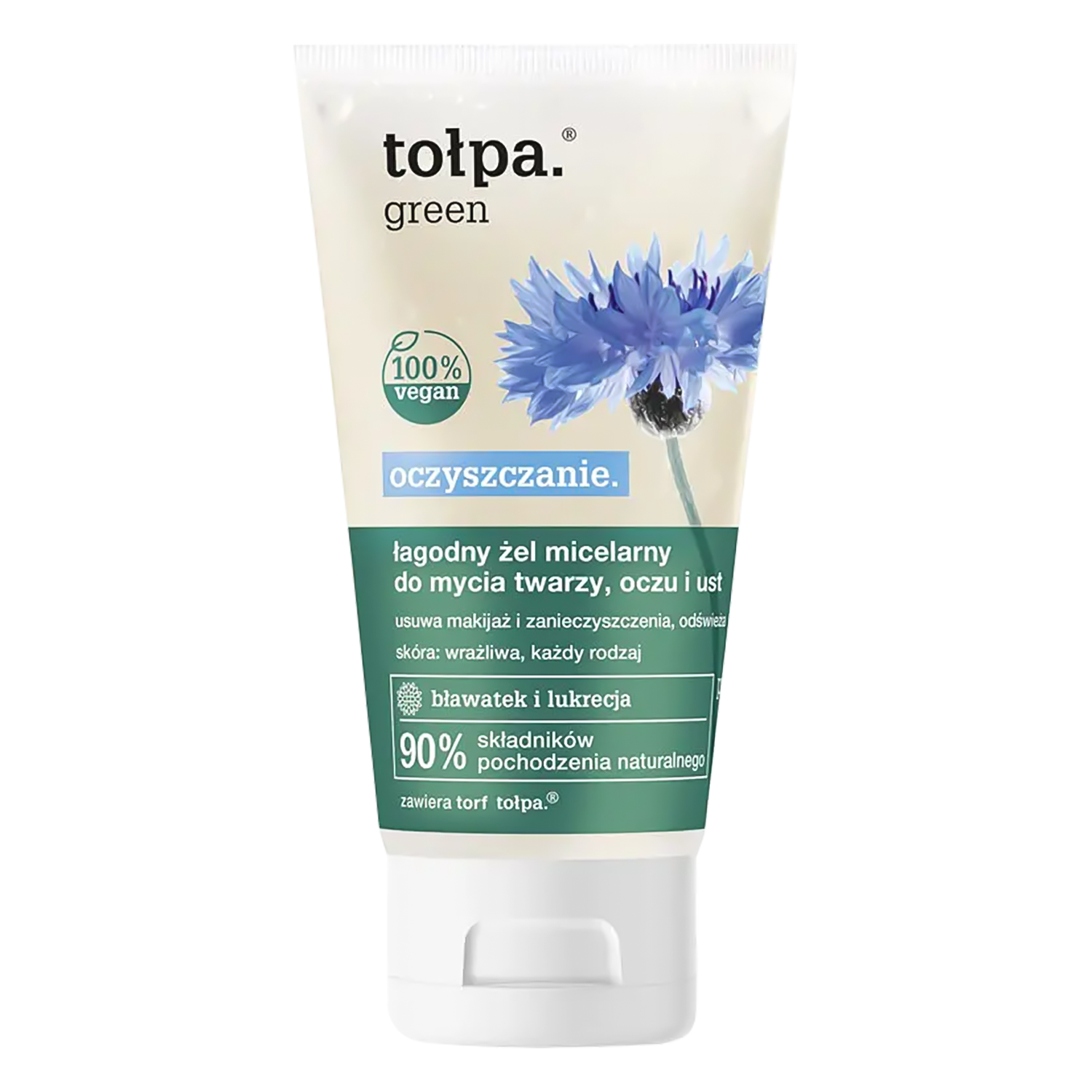 Tołpa Tołpa Green Oczyszczanie, żel micelarny do mycia twarzy i oczu, 150 ml