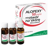 Alopexy 5 % (50 mg/ ml) roztwór do stosowania na skórę, 3 x 60 ml - miniaturka zdjęcia produktu