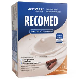 ActivLab Pharma RecoMed, preparat odżywczy, czekoladowy, 65 g x 6 saszetek - zdjęcie produktu