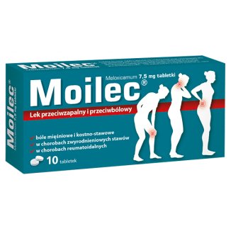 Moilec 7,5 mg, 10 tabletek - zdjęcie produktu