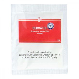 Dermatol, puder leczniczy, 5 g - zdjęcie produktu