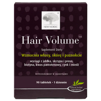 New Nordic Hair Volume, 90 tabletek USZKODZONE OPAKOWANIE - zdjęcie produktu