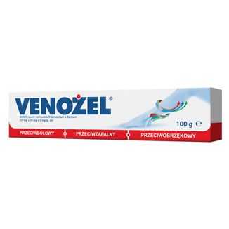 Venożel (12 mg + 10 mg + 5 mg)/ g, żel, 100 g - zdjęcie produktu