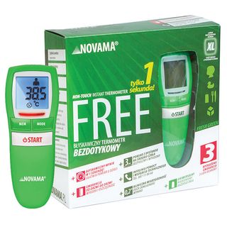 Novama Free NT17, termometr bezdotykowy, Fresh green - miniaturka 2 zdjęcia produktu