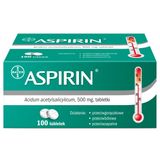 Aspirin 500 mg, 100 tabletek USZKODZONE OPAKOWANIE - miniaturka zdjęcia produktu