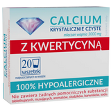 Calcium Krystalicznie czyste z kwercetyną, 20 saszetek USZKODZONE OPAKOWANIE - miniaturka zdjęcia produktu