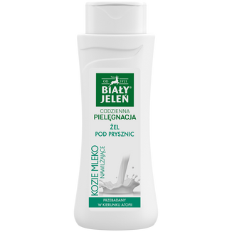 Biały Jeleń, żel pod prysznic, kozie mleko, 300 ml Biały Jeleń, żel pod prysznic, kozie mleko, 300 ml - zdjęcie produktu
