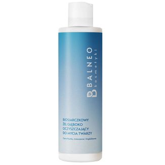 Balneokosmetyki, biosiarczkowy żel głęboko oczyszczający do mycia twarzy, 200 ml Balneokosmetyki, biosiarczkowy żel głęboko oczyszczający do mycia twarzy, 200 ml - zdjęcie produktu