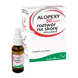 Alopexy 5 % (50 mg/ ml) roztwór do stosowania na skórę, 60 ml Alopexy 5 % (50 mg/ ml) roztwór do stosowania na skórę, 60 ml - miniaturka zdjęcia produktu