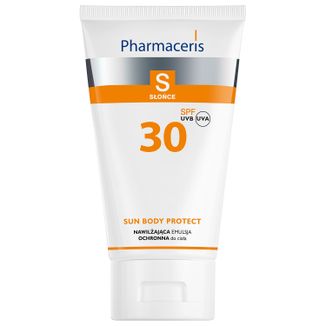 Pharmaceris S, Sun Body Protect, emulsja ochronna, nawilżająca do opalania SPF 30, 150 ml - zdjęcie produktu