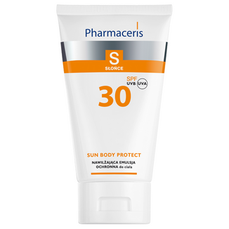 Pharmaceris S, Sun Body Protect, emulsja ochronna, nawilżająca do opalania SPF 30, 150 ml Pharmaceris S, Sun Body Protect, emulsja ochronna, nawilżająca do opalania SPF 30, 150 ml - zdjęcie produktu