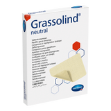 Grassolind Neutral, opatrunek z maścią, jałowy, 10 cm x 10 cm, 10 sztuk - miniaturka zdjęcia produktu