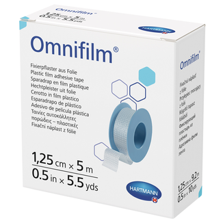 Omnifilm, przylepiec na folii, 1,25 cm x 5 m, 1 sztuka - zdjęcie produktu