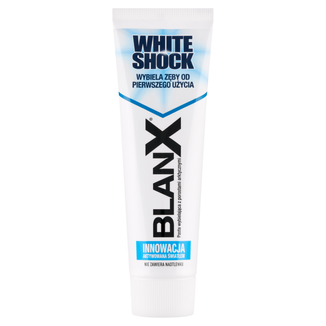 BlanX White Shock, wybielająca pasta do zębów, aktywowana światłem, 75 ml - zdjęcie produktu