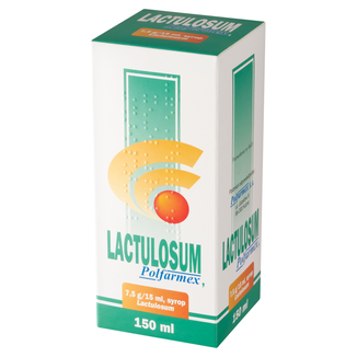 Lactulosum 7,5 g/ 15 ml, syrop, 150 ml USZKODZONE OPAKOWANIE - zdjęcie produktu