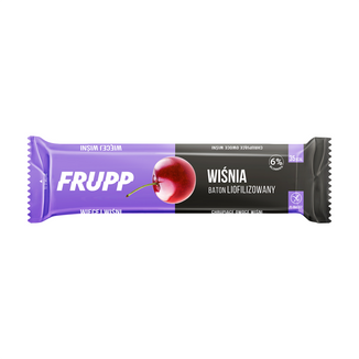 Celiko Frupp, baton liofilizowany, wiśnia, bez dodatku cukru, 10 g - zdjęcie produktu