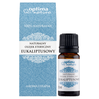 Optima Natura, naturalny olejek eteryczny eukaliptusowy, 10 ml Optima Natura, naturalny olejek eteryczny eukaliptusowy, 10 ml - zdjęcie produktu