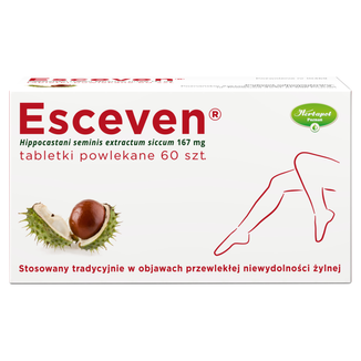 Esceven 167 mg, 60 tabletek powlekanych - zdjęcie produktu