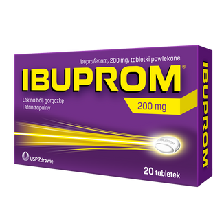 Ibuprom 200 mg, 20 tabletek - zdjęcie produktu
