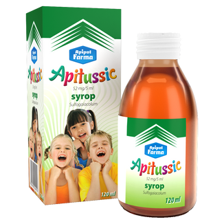 Apitussic 52 mg/ 5 ml, syrop dla dzieci i dorosłych, 120 ml KRÓTKA DATA - zdjęcie produktu