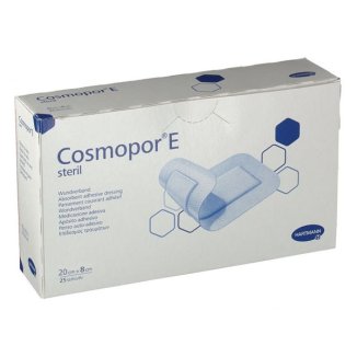 Cosmopor E, opatrunek na rany pooperacyjne, jałowy, 20 cm x 8 cm, 25 sztuk - zdjęcie produktu