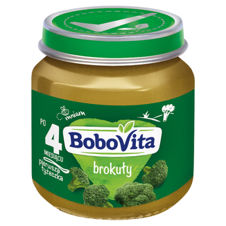 BoboVita Obiadek, brokuły, po 4 miesiącu, 125 g - zdjęcie produktu