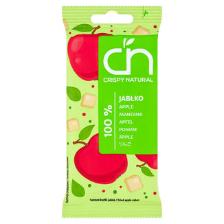 Crispy Natural Chrup Jabłko, suszone kostki z jabłka, 12 g - zdjęcie produktu
