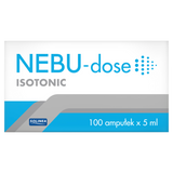 Nebu-Dose Isotonic, 0,9% roztwór do nebulizacji, 5 ml x 100 ampułek USZKODZONE OPAKOWANIE - miniaturka zdjęcia produktu