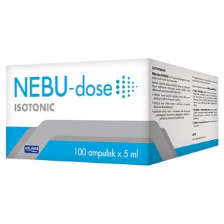 Nebu-Dose Isotonic, 0,9% roztwór do nebulizacji, 5 ml x 100 ampułek USZKODZONE OPAKOWANIE - zdjęcie produktu