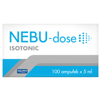 Nebu-Dose Isotonic, 0,9% roztwór do nebulizacji, 5 ml x 100 ampułek Nebu-Dose Isotonic, 0,9% roztwór do nebulizacji, 5 ml x 100 ampułek - zdjęcie produktu
