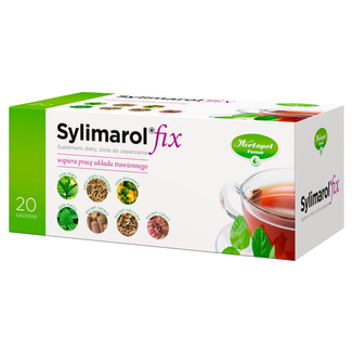 Herbapol Sylimarol Fix, zioła do zaparzania, 20 saszetek - zdjęcie produktu
