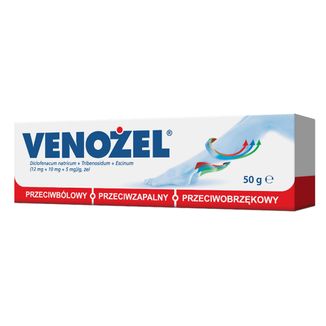 Venożel (12 mg + 10 mg + 5 mg)/ g, żel, 50 g - zdjęcie produktu
