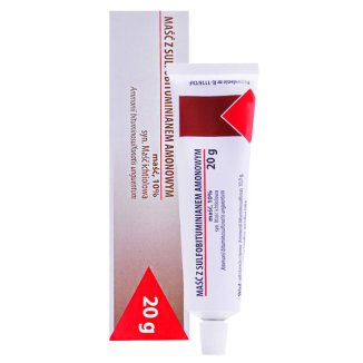 Maść z sulfobituminianem amonowym, maść ichtiolowa 10%, 20 g KRÓTKA DATA - zdjęcie produktu
