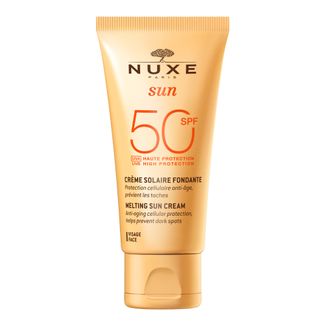 Nuxe Sun, zachwycający krem do opalania twarzy, SPF 50, 50 ml USZKODZONE OPAKOWANIE - zdjęcie produktu