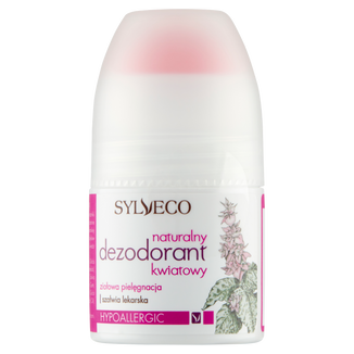 Sylveco, dezodorant naturalny kwiatowy, roll-on, 50 ml - zdjęcie produktu