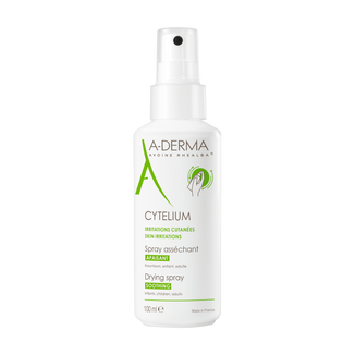 A-Derma Cytelium, spray osuszający na podrażnienia sączące, do twarzy i ciała, 100 ml - zdjęcie produktu