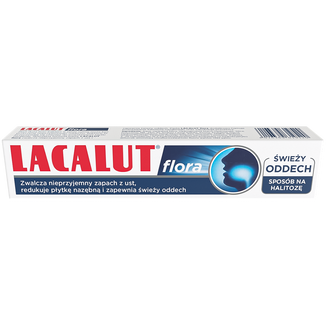 Lacalut Flora, pasta do zębów, Świeży Oddech, 75 ml USZKODZONE OPAKOWANIE - zdjęcie produktu