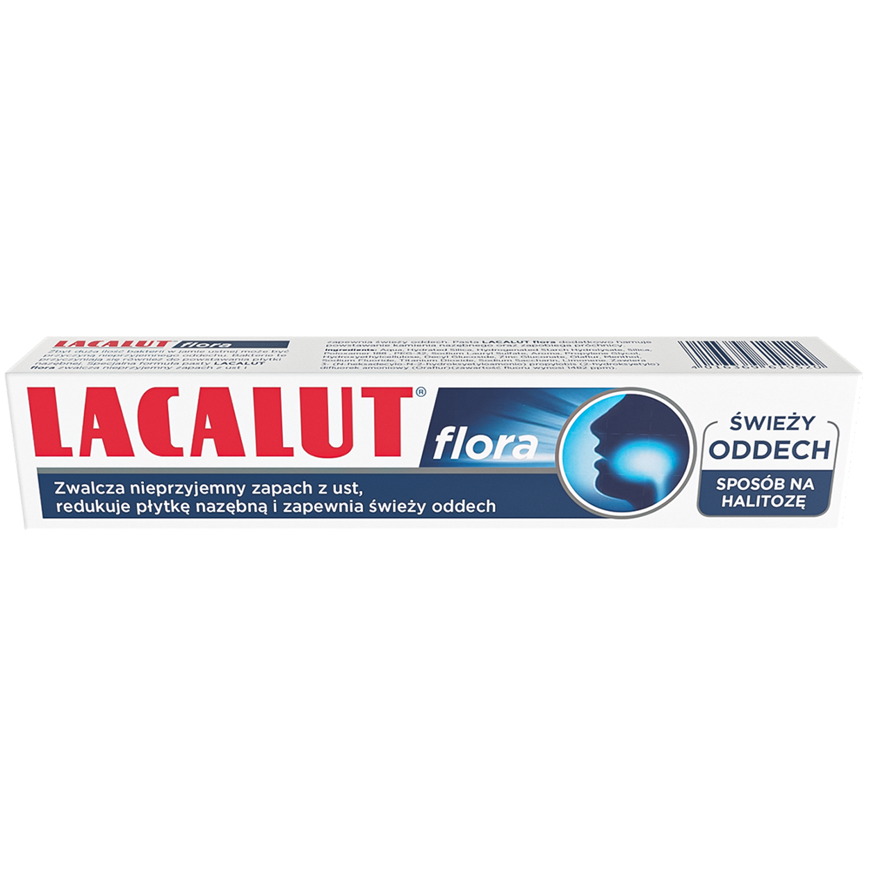 Lacalut Lacalut Flora, pasta do zębów, Świeży Oddech, 75 ml