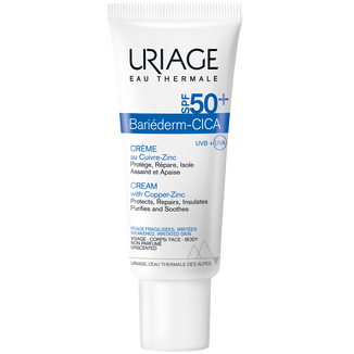 Uriage Bariederm-CICA, regenerujący krem do ciała, SPF 50+, 40 ml Uriage Bariederm-CICA, regenerujący krem do ciała, SPF 50+, 40 ml - zdjęcie produktu