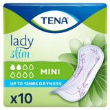 Tena Lady Slim, wkładki urologiczne, Mini, 10 sztuk - miniaturka zdjęcia produktu